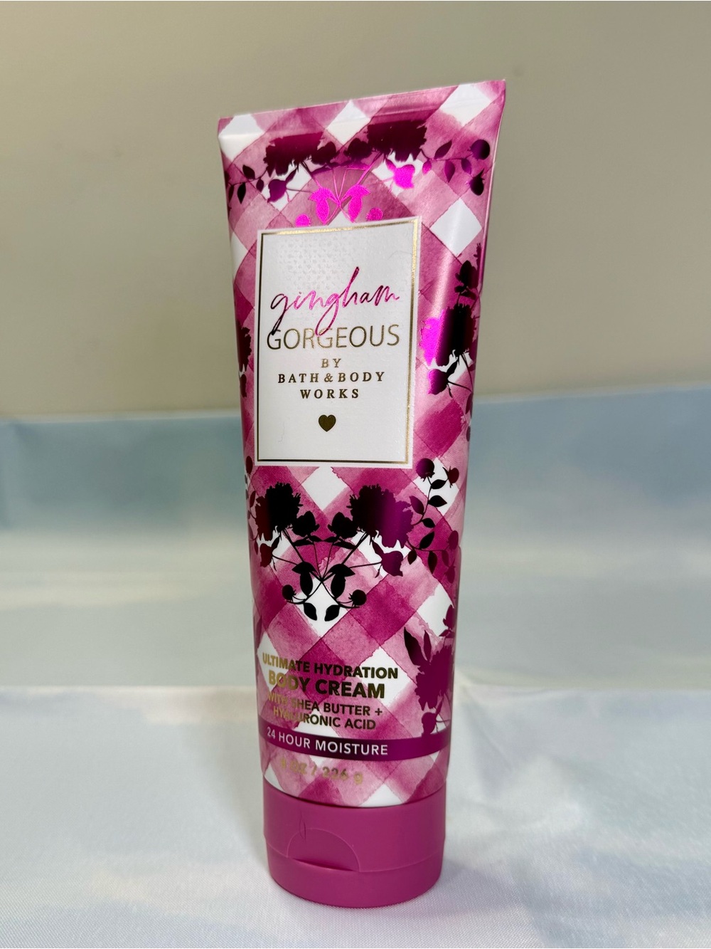 Bath & Body Works Pink Gingham Gorgeous Body Cream